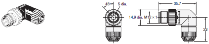 E3ZS, E3FS Dimensions 21 