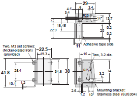 E32 Series Dimensions 211 