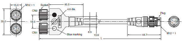 XS5 Dimensions 40 