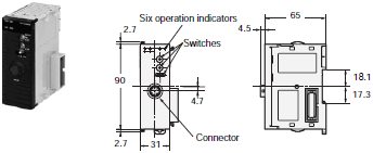 V680 series Dimensions 30 