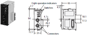 V680 series Dimensions 31 