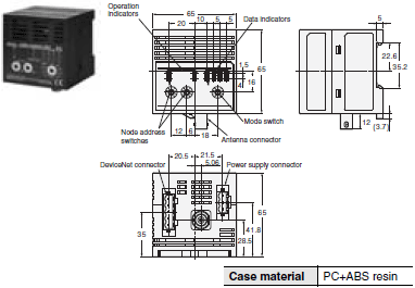 V680 series Dimensions 35 
