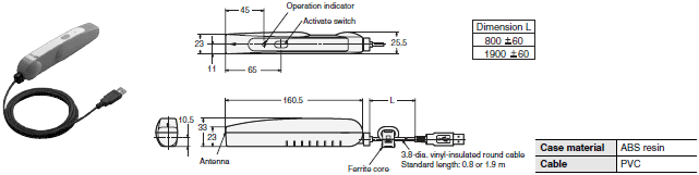 V680 series Dimensions 40 
