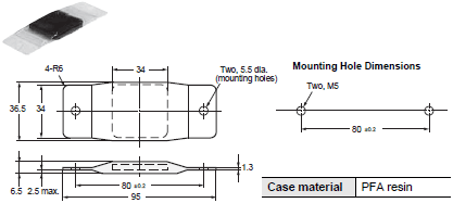 V680 series Dimensions 7 
