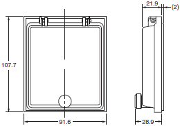 Y92A-[][]N Dimensions 3 