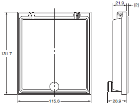 Y92A-[][]N Dimensions 4 