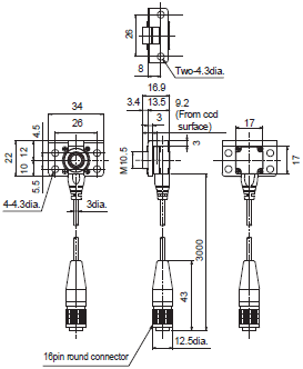 FJ Series (All-in-One Vision System) Dimensions 26 