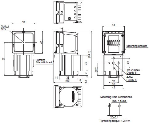 FJ Series (All-in-One Vision System) Dimensions 32 