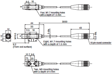 FZ4 Series Dimensions 15 