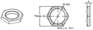 E3FA, E3RA, E3FB, E3RB Dimensions 12 