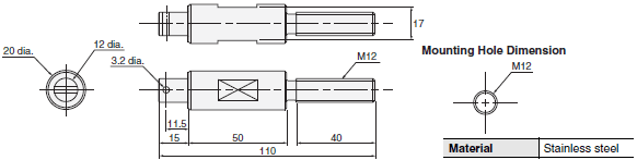 V680S series Dimensions 20 