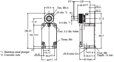 WL-N / WLM-N Dimensions 22 