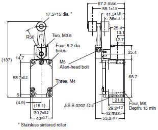 WL-N / WLM-N Dimensions 7 