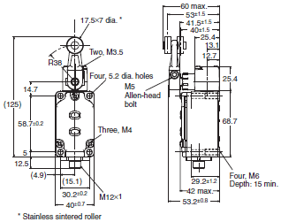WL-N / WLM-N Dimensions 37 