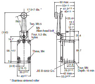 WL-N / WLM-N Dimensions 8 