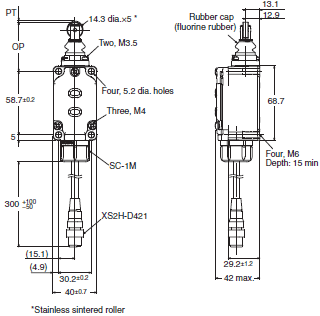 WL-N / WLM-N Dimensions 52 