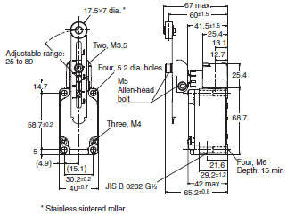 WL-N / WLM-N Dimensions 9 