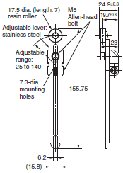 WL-N / WLM-N Dimensions 74 