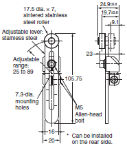 WL-N / WLM-N Dimensions 76 