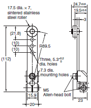 WL-N / WLM-N Dimensions 77 