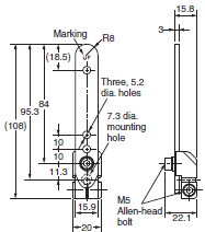 WL-N / WLM-N Dimensions 91 