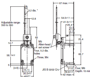 WL-N / WLM-N Dimensions 14 