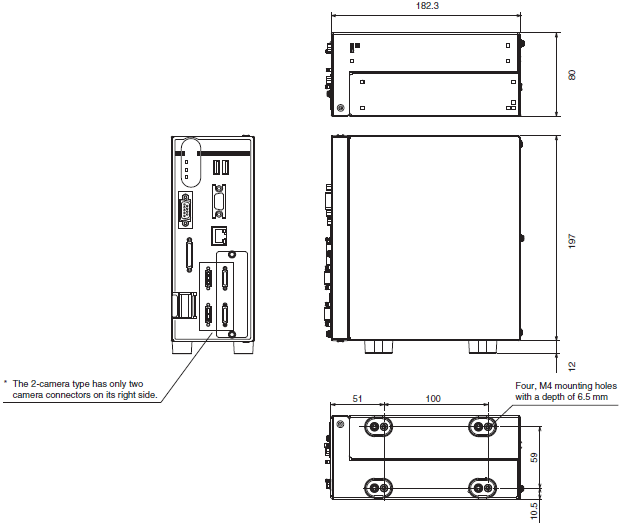 FZ5 Series Dimensions 3 