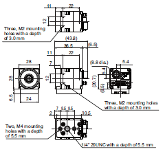 FZ5 Series Dimensions 14 