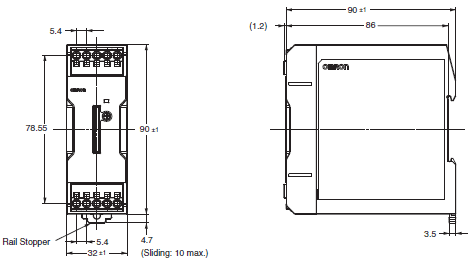 S8VK-S Dimensions 1 