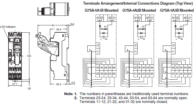 G7SA Dimensions 6 