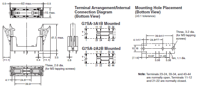 G7SA Dimensions 13 