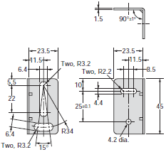 E39-L / -S / -R Dimensions 34 