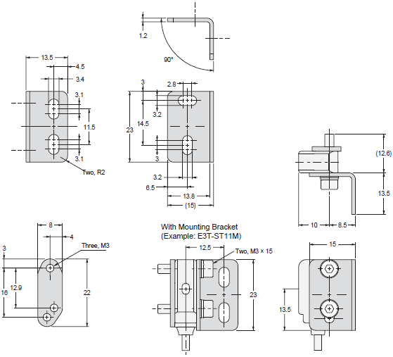 E39-L / -S / -R Dimensions 44 