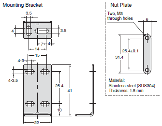 E39-L / -S / -R Dimensions 52 