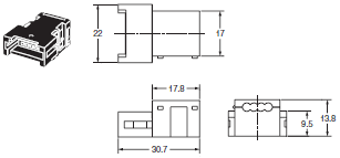 DeviceNet Peripheral Devices Dimensions 14 