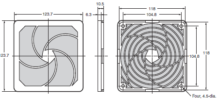 R87F / R87T Dimensions 22 