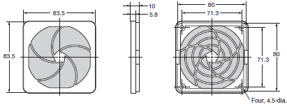 R87F / R87T Dimensions 24 