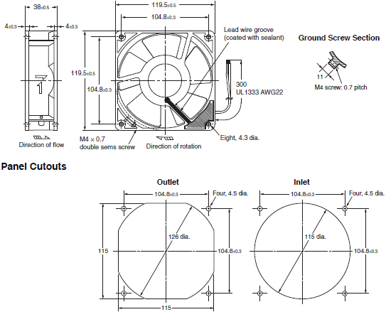 R87F / R87T Dimensions 6 